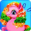 Rainbow Pony Horse Makeover: Pet Grooming Salon