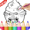 Coloring Pages Game of Shopkin for Kids