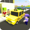 Blocky Taxi Driver 3D: Crazy Taxi Simulator 2018