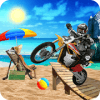 Beach Bike Stunt Racing Adventure: Motocross Jump