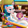 Kitty Pregnant Royal Spa Girl Game