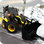 Snow Heavy Excavator Crane Rescue