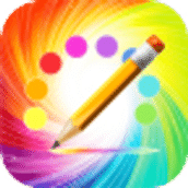 彩虹绘画涂鸦-可重播画图过程