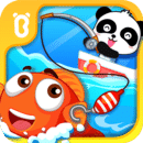 寶寶釣魚