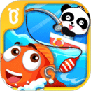 寶寶釣魚
