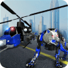 Air Force Transform Robot Cop Wolf Helicopter Game