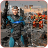 Futuristic Robot War – City Robot Battle 3D Action