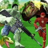 Superhero Dinosaur Hunting: Frontier Free Shooting