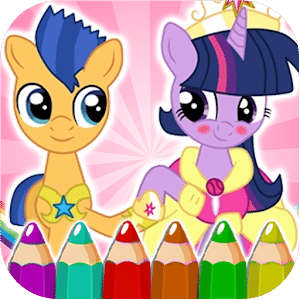Twilight Sparkle Coloring Game