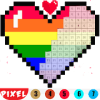 Color By Pixel ART - PIX Draw Colorbox Paint Book