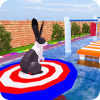 Poly Art Rabbit Stunts Simulator