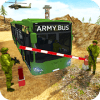 Heavy Duty Bus Game: Army Soldiers Transport 3D