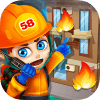 Super Kids Fireman Rescue Game