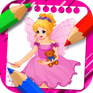 Fairy Coloring Book - Cut Fairy Coloring Book 2018