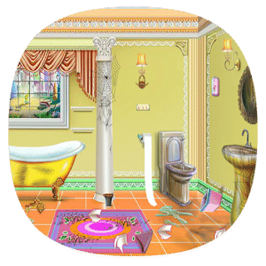 Royal Bathroom Cleanup - Free Games