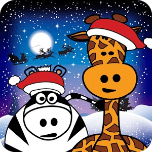 Puzzle: Christmas animals HD