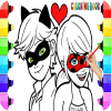 coloring book miraculous ladybug and cat noir