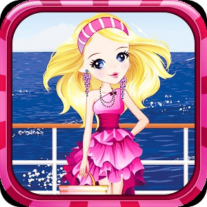 Adorable pink princess dressup