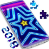 Neon Stars Puzzle Game