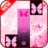 Butterfly Piano Tiles Pink : Love Valentine