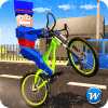 Blocky Cops Police Bicycle