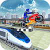 Tricky Bike Train Stunts 2018: Trail Jump