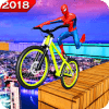 Superhero Impossible BMX Stunt Racer Freestyle 3D