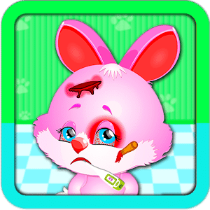 Bunny Face Injury Animal Games