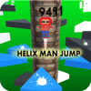 Spiral Man Helix Jump 3D