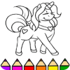 Unicorn Coloring Book Pages: Kids Coloring Games