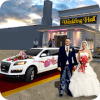Luxury Wedding Bridal City Car Driving
