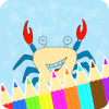 Coloring Book : Crab Pages