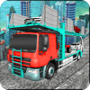Multi Car Transporter Truck: Vertical Ramp Sim
