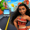 Moana Princess Subway Run