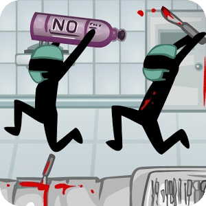 Stickman Crime in hospital