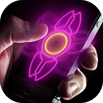 Neon hand fidget spinner