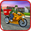 Moto Pizza Delivery Boy 3D