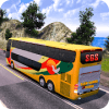 Offroad Tourist Bus Uphill Mountain Drive