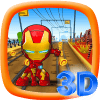 Iron Avengers Man Subway Rush City Rescue