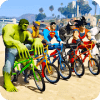 Superheroes BMX Stunts Bike Race Free