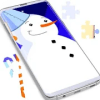 Happy Snowman Puzzle Game