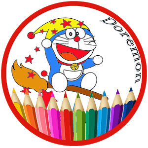 coloring book doraemon