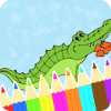 Coloring Book Alligator Pages