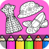 Fashion Dressup Beauty Coloring Book