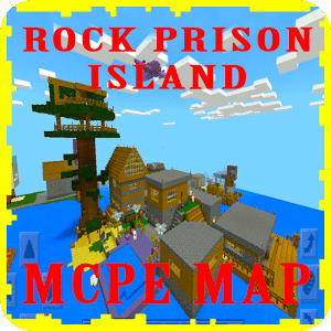 “ Rock prison ” map for MCPE Craft