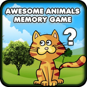 Awesome Animals Memory Game