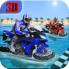 water surfing Motorbike Race Adventure