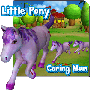 Little Pony Caring Mom