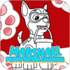 Marshall Puppy Patrol Coloring - Paw Dogs Pictures