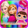 coloring princess - princess coloring book girls